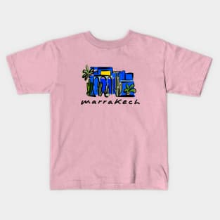 Marrakech city design | Morocco Kids T-Shirt